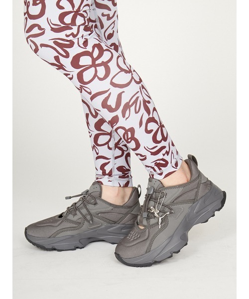 emmi（エミ）の「プルメリアアートレギンス（レギンス/スパッツ・レディース・ネイビー/ホワイト/ライトブルー・0/1）」の12枚目の写真