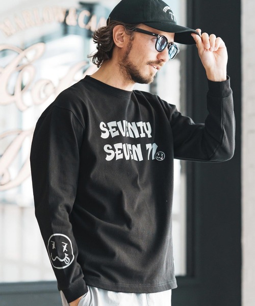 mlt5171-heavy onz L-S t-shirts (77funny) ロンT（Tシャツ/カットソー