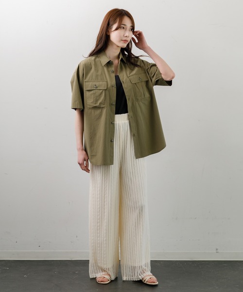 セール】upper hights SAFARI SHIRT（シャツ/ブラウス