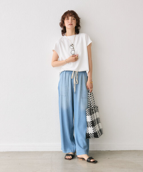 RIVE DROITE（リヴドロワ）の「【上品見え◎】フラッフィーツイストフラットサンダル（サンダル・レディース・ブラック・38/36/37）」の5枚目の写真