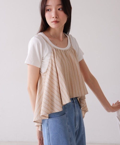 Bab（バブ）の「コットンリラックスセットアップ（セットアップ・レディース・A/B/ブラック・M）」の4枚目の写真