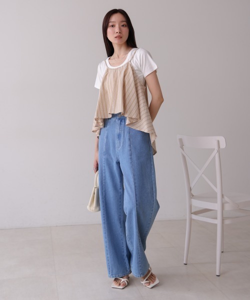 Bab（バブ）の「コットンリラックスセットアップ（セットアップ・レディース・A/B/ブラック・M）」の7枚目の写真