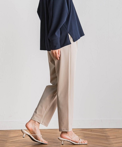 Droite lautreamont（ドロワットロートレアモン）の「【WEB限定】サークルストレッチテーパードパンツ≪洗濯機で洗える≫（その他パンツ・レディース・ブルー/イエロー/ベージュ・M）」の10枚目の写真