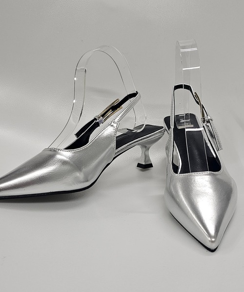 ANOTHER S(アナザーエス)の「バックストラップミュールパンプス(パンプス・レディース・ブラック/シルバー・37/38/39)」の13枚目の写真