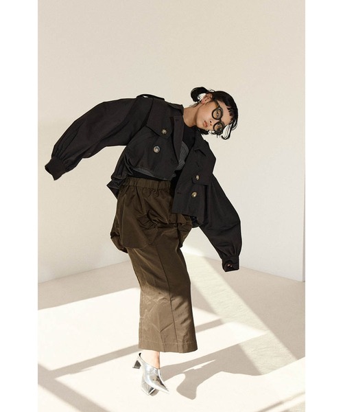 OMMO BALLOON TRENCH BLOUSON カーキ セール】BALLOON TRENCH BLOUSON（ブルゾン）｜OMMO（オーエム
