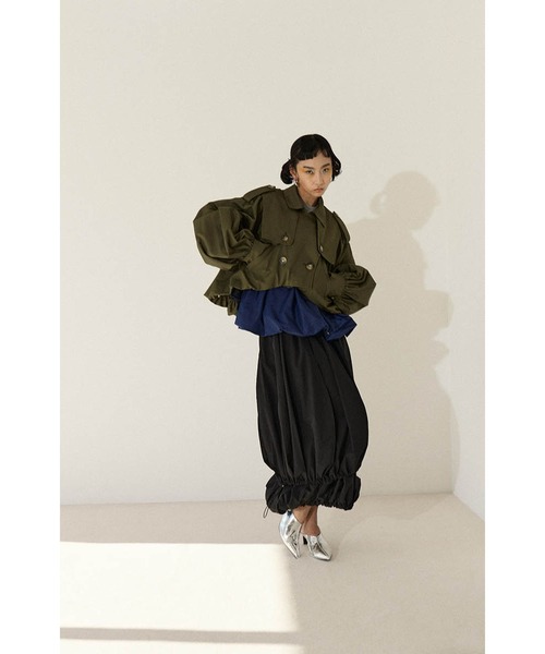 セール】BALLOON TRENCH BLOUSON(ブルゾン)|OMMO(オーエム セール】BALLOON TRENCH BLOUSON(ブルゾン)|OMMO(オーエム