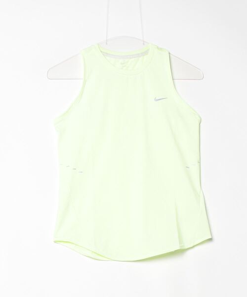 NIKE（ナイキ）の「ナイキ NIKE ナイキ  スウィフト DF タンクトップ（タンクトップ・レディース・ブラック/イエロー/ピンク・S/M/L）」の2枚目の写真