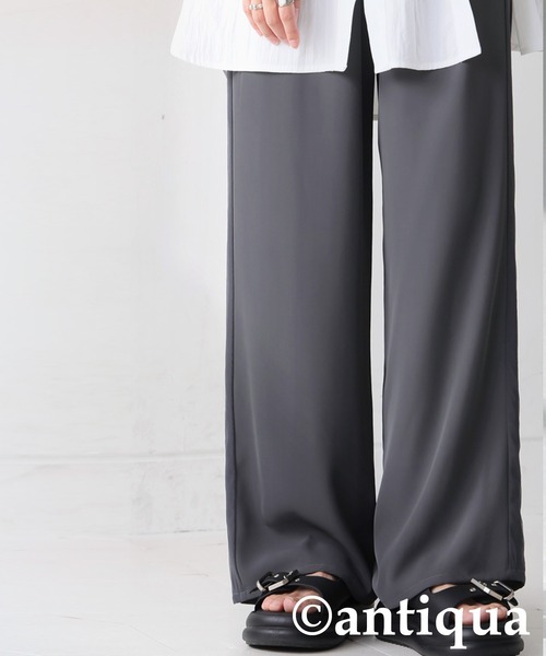 antiqua(アンティカ)の「サイドチュール切替パンツ(その他パンツ・レディース・ブラック/チャコールグレー・LARGE/MEDIUM)」の20枚目の写真