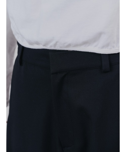 DOLLUPOOPS（ドールアップウップス）の「サイドプリーツ配色ステッチパンツ（スラックス・レディース・ワインレッド/ブラウン/ブラック・38）」の17枚目の写真