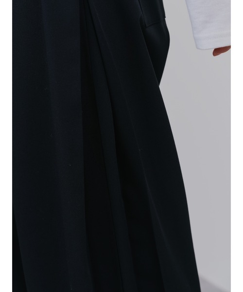 DOLLUPOOPS（ドールアップウップス）の「サイドプリーツ配色ステッチパンツ（スラックス・レディース・ワインレッド/ブラウン/ブラック・38）」の18枚目の写真