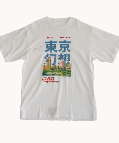 NEW JAPONICA(ニュージャポニカ)の「東京幻想 半袖Tシャツ(Tシャツ/カットソー・メンズ・グリーン/ブルー/ホワイト/ブラック/レッド・LARGE/X-LARGE)」の16枚目の写真