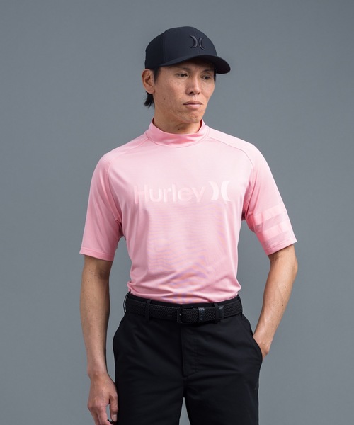 新品★15,400円 ブリーフィング 定番バイカラーモックネックシャツ 灰白 S Hurley/ハーレー】モックネックシャツ ゴルフ ファントム