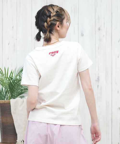 ROXY(ロキシー)の「ROXY/ロキシー CHERRY CHERRY S/S TEE Tシャツ RST252062(Tシャツ/カットソー・レディース・ブルー/ブラック/イエロー/ナチュラル・M/L)」の11枚目の写真