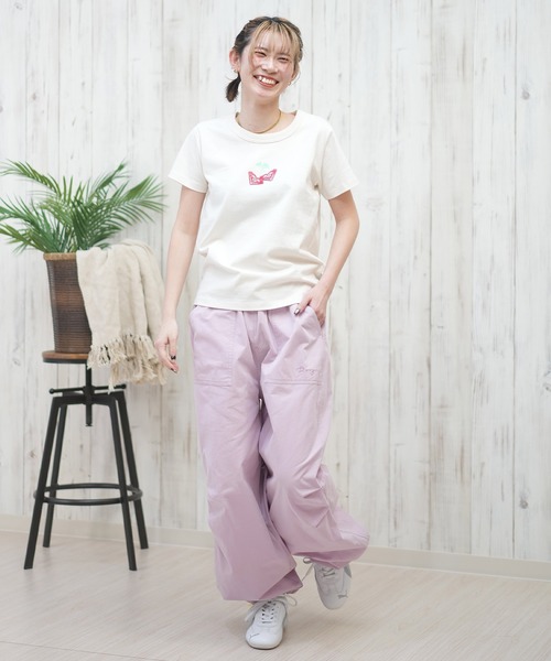 ROXY(ロキシー)の「ROXY/ロキシー CHERRY CHERRY S/S TEE Tシャツ RST252062(Tシャツ/カットソー・レディース・ブルー/ブラック/イエロー/ナチュラル・M/L)」の12枚目の写真