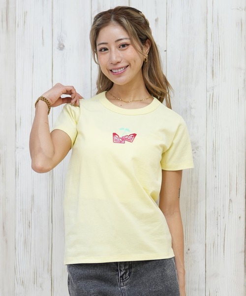 ROXY(ロキシー)の「ROXY/ロキシー CHERRY CHERRY S/S TEE Tシャツ RST252062(Tシャツ/カットソー・レディース・ブルー/ブラック/イエロー/ナチュラル・M/L)」の19枚目の写真