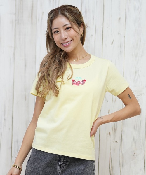 ROXY(ロキシー)の「ROXY/ロキシー CHERRY CHERRY S/S TEE Tシャツ RST252062(Tシャツ/カットソー・レディース・ブルー/ブラック/イエロー/ナチュラル・M/L)」の20枚目の写真