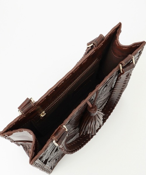 CARVING TRIBES(カービングトライブス)の「Cutwork toteBAG(トートバッグ・レディース・ブラック/ブラウン系その他・FREE)」の6枚目の写真