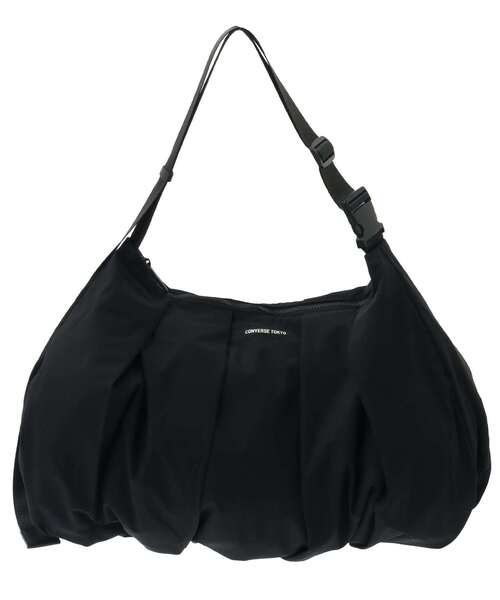 CONVERSE TOKYO(コンバーストウキョウ)の「RIPSTOP GATHERED SHOULDER BAG(ショルダーバッグ・レディース・ブルー/アイボリー/ブラック・FREE)」の3枚目の写真