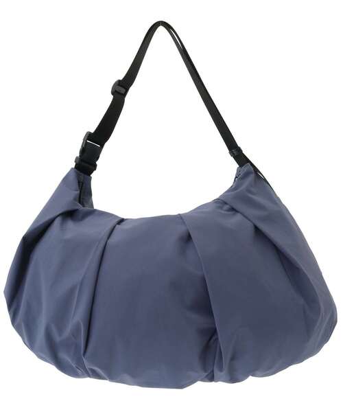 CONVERSE TOKYO(コンバーストウキョウ)の「RIPSTOP GATHERED SHOULDER BAG(ショルダーバッグ・レディース・ブルー/アイボリー/ブラック・FREE)」の9枚目の写真