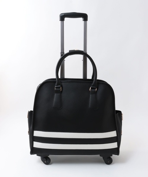 本革　キャリー付きバック　キャメル×黒 本革 キャリー付きバック キャメル×黒 楽天市場】本革 牛革