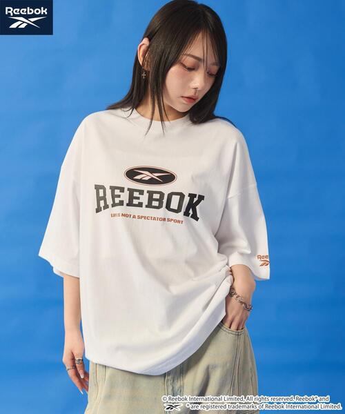 Reebok（リーボック）の「∴WEGO/Reebok別注グラフィックT（Tシャツ/カットソー・メンズ・アッシュグレー/ブラック/ホワイト・MEDIUM/LARGE）」の2枚目の写真