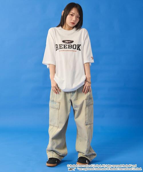 Reebok（リーボック）の「∴WEGO/Reebok別注グラフィックT（Tシャツ/カットソー・メンズ・アッシュグレー/ブラック/ホワイト・MEDIUM/LARGE）」の21枚目の写真