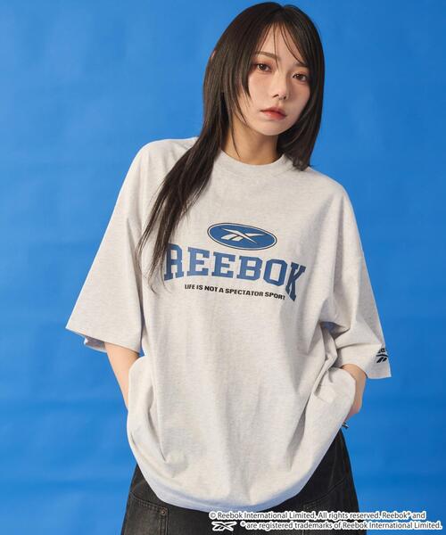 Reebok（リーボック）の「∴WEGO/Reebok別注グラフィックT（Tシャツ/カットソー・メンズ・アッシュグレー/ブラック/ホワイト・MEDIUM/LARGE）」の9枚目の写真