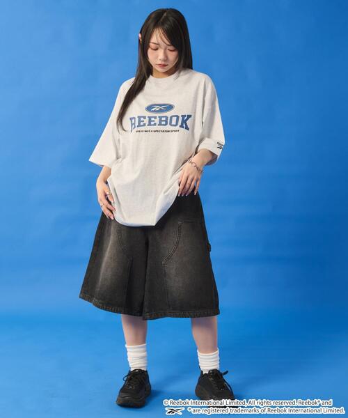 Reebok（リーボック）の「∴WEGO/Reebok別注グラフィックT（Tシャツ/カットソー・メンズ・アッシュグレー/ブラック/ホワイト・MEDIUM/LARGE）」の7枚目の写真