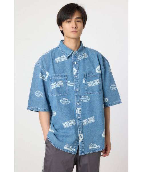 ティファニー Paloma's Groove シャツスタッド セール】スタンプデニムシャツ（シャツ/ブラウス）｜RODEO