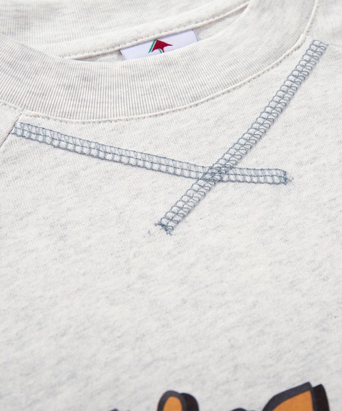 HOOK(フック)の「HOOK -original- アメリカンカートゥーン釣り猫プリントラグランスリーブTEE (SS)(Tシャツ/カットソー・メンズ・ホワイト/ライトグレー・MEDIUM/LARGE/X-LARGE)」の22枚目の写真