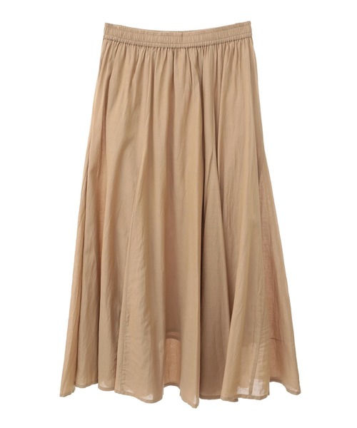 MELROSE claire（メルローズ クレール）の「【パネルギャザースカート】（スカート・レディース・ブラック/ライトグレー/ベージュ/モカ・FREE）」の12枚目の写真