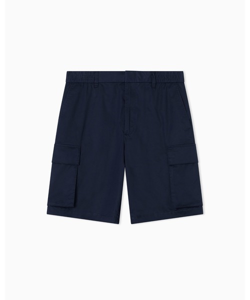 ARMANI EXCHANGE（アルマーニエクスチェンジ）の「【A|X アルマーニ エクスチェンジ】コットンツイル カーゴハーフパンツ（EC限定カラー含）（その他パンツ・メンズ・ダークネイビー・28inch/29inch/30inch/31inch/32inch/33inch/36inch/38inch/34inch）」の5枚目の写真