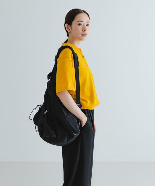 URBAN RESEARCH（アーバンリサーチ）の「シャツカラーハーフスリーブニット（ニット/セーター・レディース・アイボリー/ブラック/イエロー・FREE）」の16枚目の写真