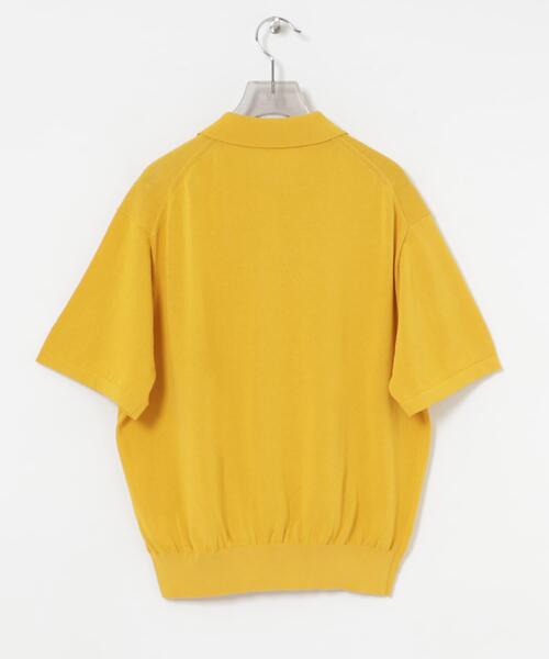 URBAN RESEARCH（アーバンリサーチ）の「シャツカラーハーフスリーブニット（ニット/セーター・レディース・アイボリー/ブラック/イエロー・FREE）」の21枚目の写真