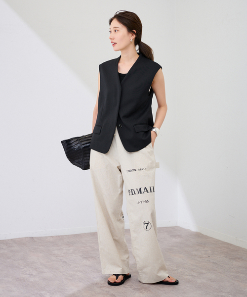 FRAMeWORK ベスト FRAMeWORK ベスト ジレ アーガイルベスト レディース : ZOZOTOWN
