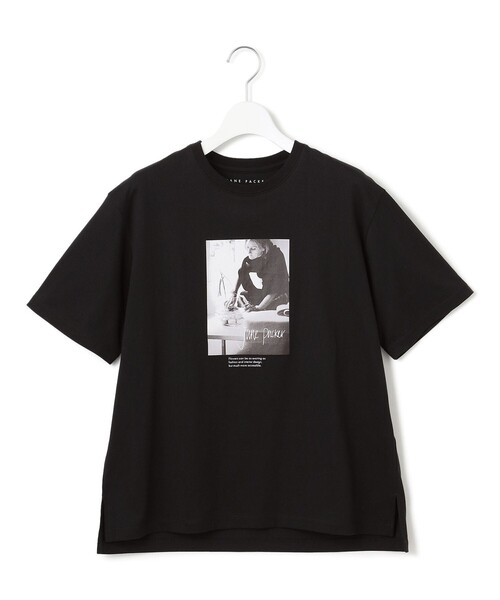 tシャツ 「洗える」JANE PACKERコラボ フォトプリント Tシャツ レディース 洗える】JANE PACKERコラボ フォトプリント Tシャツ / 23区