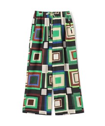 ■専用■美品 トゥモローランド ボールジィ 2,5万円 総柄イージーパンツ 後ろゴム・洗える】フロッキードットイージーパンツ（S～L