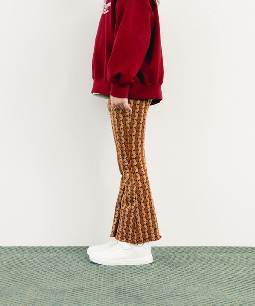 LOWRYS FARM(ローリーズファーム)の「カットJQフレアパンツ 574594(その他パンツ・キッズ・ブラウン/ネイビー/レッド・120cm/110cm/150cm/140cm/130cm)」の15枚目の写真