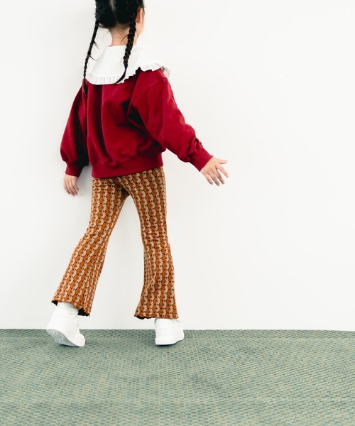 LOWRYS FARM(ローリーズファーム)の「カットJQフレアパンツ 574594(その他パンツ・キッズ・ブラウン/ネイビー/レッド・120cm/110cm/150cm/140cm/130cm)」の14枚目の写真