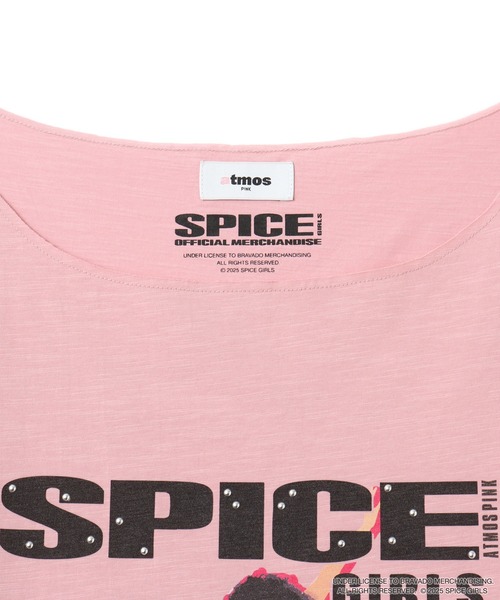 atmos pink（アトモスピンク）の「atmos pink x SPICE GIRLS One Shoulder T-shirt / アトモス ピンク スパイスガールズ ワンショルダー T-シャツ 【SP】（Tシャツ/カットソー・レディース・ピンク/ホワイト/チャコール・FREE）」の8枚目の写真