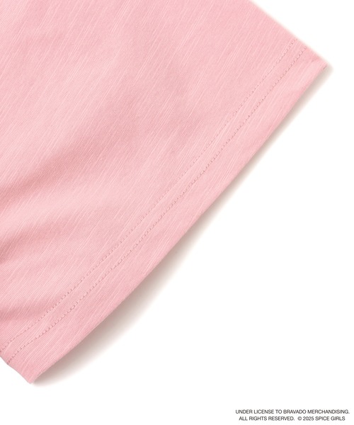 atmos pink（アトモスピンク）の「atmos pink x SPICE GIRLS One Shoulder T-shirt / アトモス ピンク スパイスガールズ ワンショルダー T-シャツ 【SP】（Tシャツ/カットソー・レディース・ピンク/ホワイト/チャコール・FREE）」の9枚目の写真