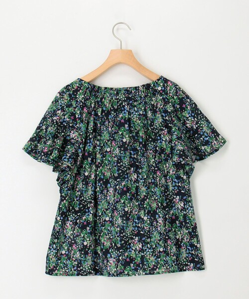 MICO COULIER(ミコクリエ)の「マルチカラーフラワープリントブラウス(シャツ/ブラウス・レディース・ブラック系その他/ブルー系その他・38)」の22枚目の写真