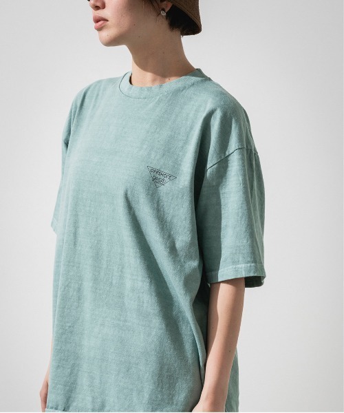 OFFSHORE（オフショア）の「NEW OFFSHORE LOGO TEE/オフショアNEWロゴティーシャツ（Tシャツ/カットソー・メンズ・チャコールグレー/グリーン・M/L）」の4枚目の写真