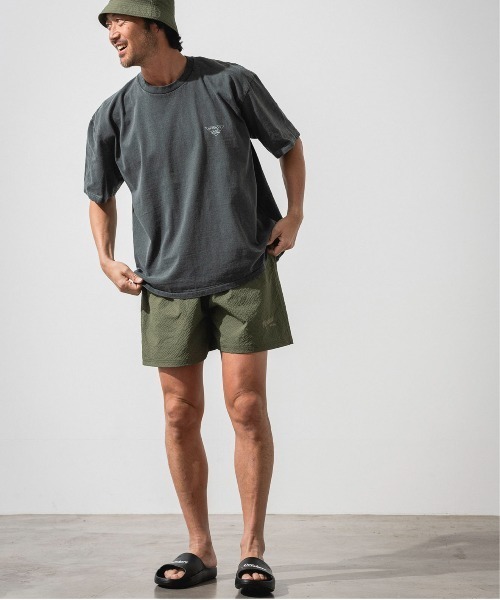 OFFSHORE（オフショア）の「NEW OFFSHORE LOGO TEE/オフショアNEWロゴティーシャツ（Tシャツ/カットソー・メンズ・チャコールグレー/グリーン・M/L）」の5枚目の写真