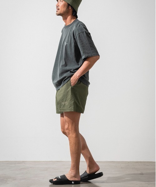 OFFSHORE（オフショア）の「NEW OFFSHORE LOGO TEE/オフショアNEWロゴティーシャツ（Tシャツ/カットソー・メンズ・チャコールグレー/グリーン・M/L）」の6枚目の写真