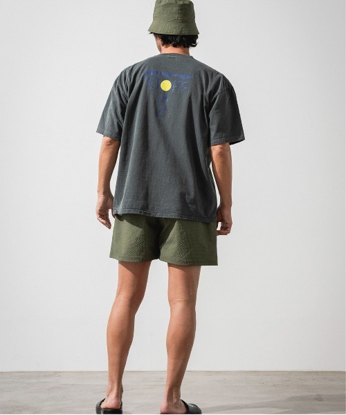 OFFSHORE（オフショア）の「NEW OFFSHORE LOGO TEE/オフショアNEWロゴティーシャツ（Tシャツ/カットソー・メンズ・チャコールグレー/グリーン・M/L）」の7枚目の写真