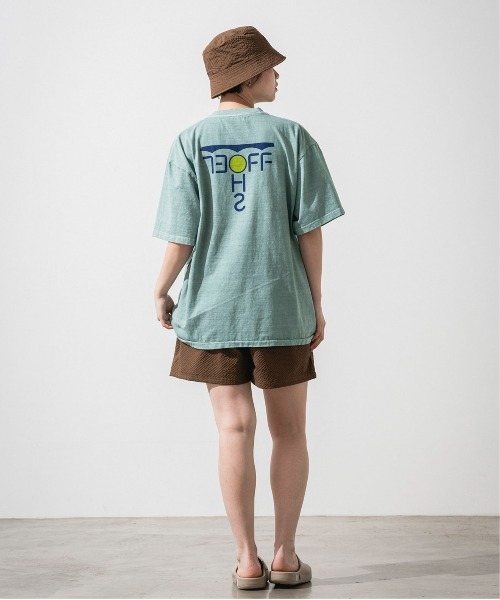 OFFSHORE（オフショア）の「NEW OFFSHORE LOGO TEE/オフショアNEWロゴティーシャツ（Tシャツ/カットソー・メンズ・チャコールグレー/グリーン・M/L）」の10枚目の写真
