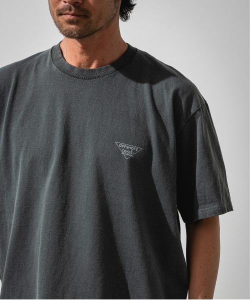 OFFSHORE（オフショア）の「NEW OFFSHORE LOGO TEE/オフショアNEWロゴティーシャツ（Tシャツ/カットソー・メンズ・チャコールグレー/グリーン・M/L）」の11枚目の写真