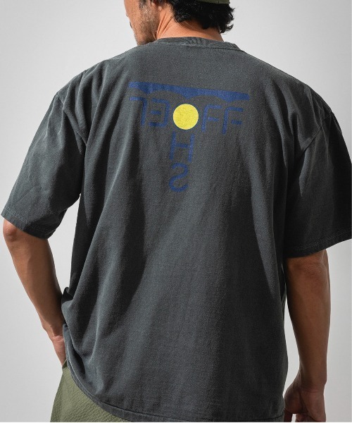 OFFSHORE（オフショア）の「NEW OFFSHORE LOGO TEE/オフショアNEWロゴティーシャツ（Tシャツ/カットソー・メンズ・チャコールグレー/グリーン・M/L）」の12枚目の写真