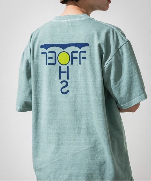 OFFSHORE（オフショア）の「NEW OFFSHORE LOGO TEE/オフショアNEWロゴティーシャツ（Tシャツ/カットソー・メンズ・チャコールグレー/グリーン・M/L）」の13枚目の写真